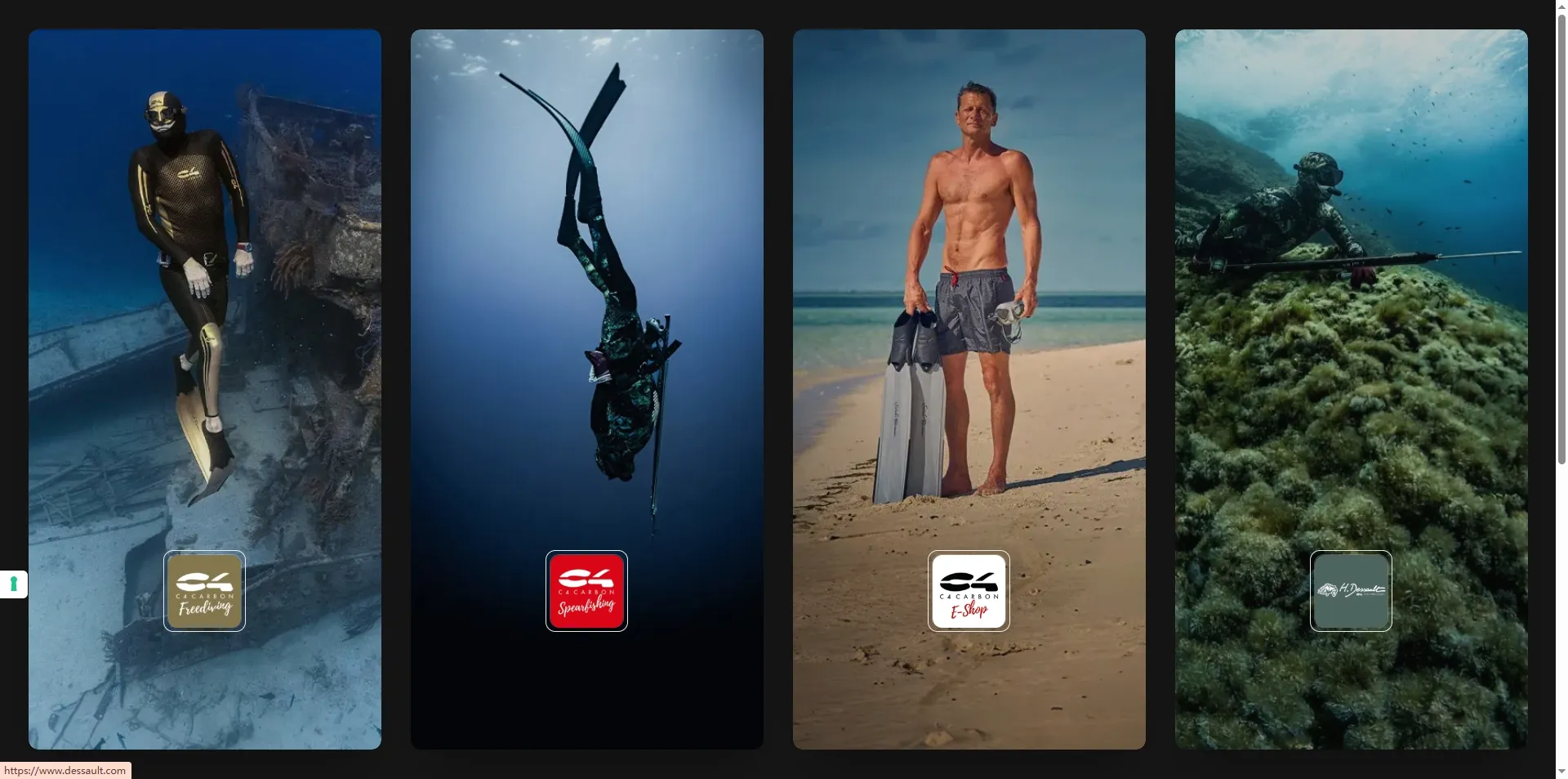 C4 Carbon Carbon Fiber Freediving Fins