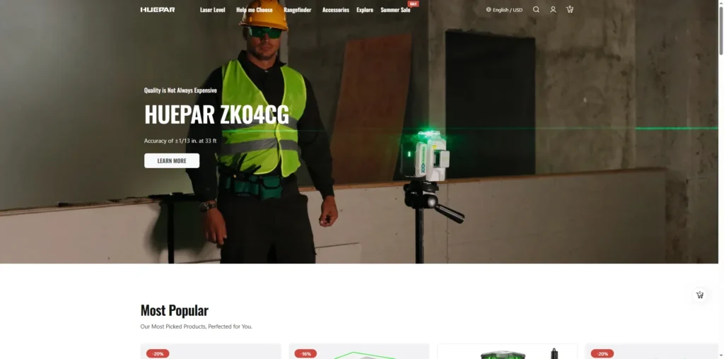 Top 15 Digital Laser Distance Meter Brands for Accuracy and Performance 10 Huepar