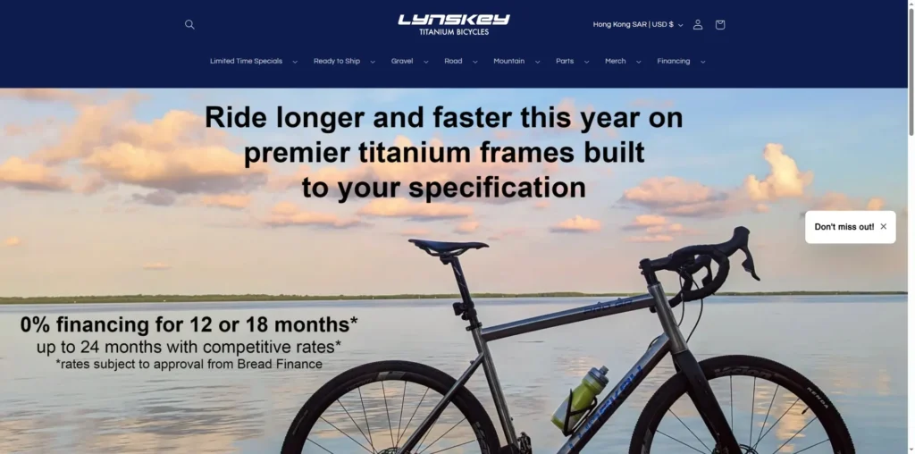 Top 10 Custom Titanium Bike Frame Brands in 2025 | Ultimate Guide to Custom Titanium Bike Frames 3 Lynskey Performance Designs
