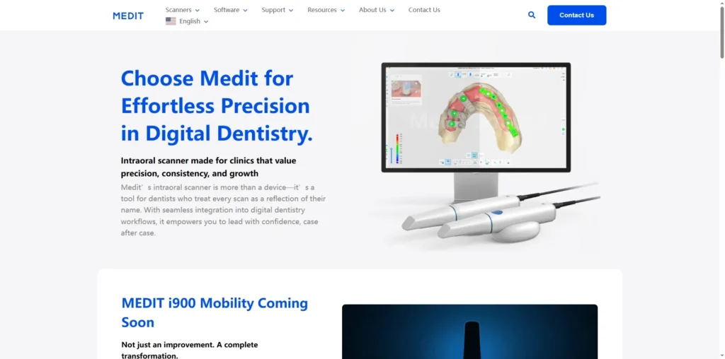 Dominating Digital Dentistry: 10 Powerhouse Intraoral Scanner Tips Brands Revolutionizing Clinical Excellence in 2025 5 Medit i900