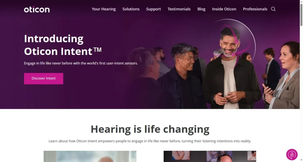 Oticon – Brain Friendly Digital Hearing Aids