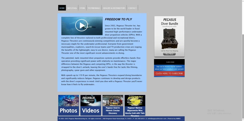 Pegasus Thruster 1