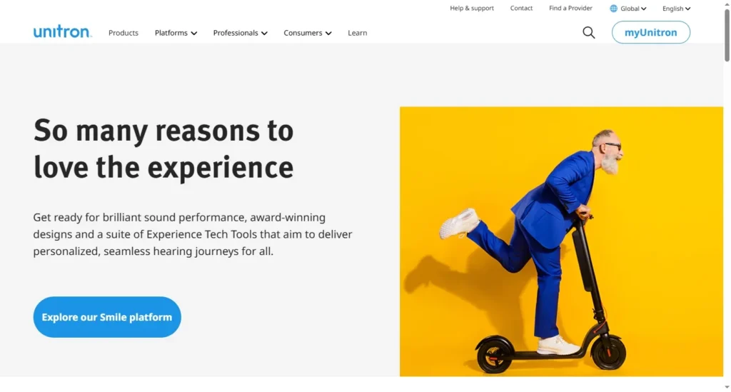 Unitron – People Focused Digital Hearing Aids