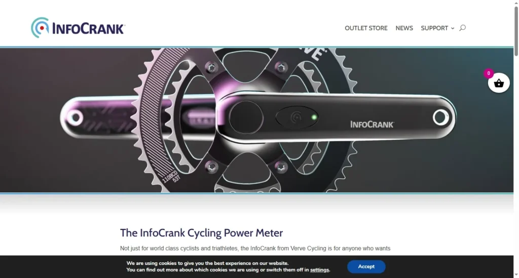 Verve InfoCrank – Scientific Accuracy in Power Meter Cranksets