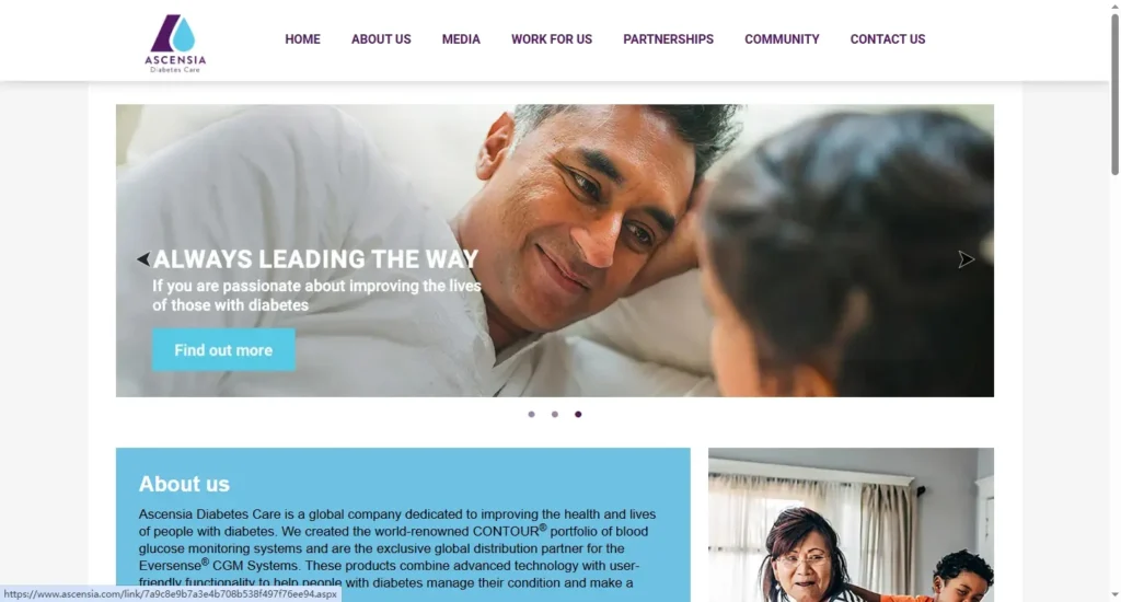 Ascensia Website Image