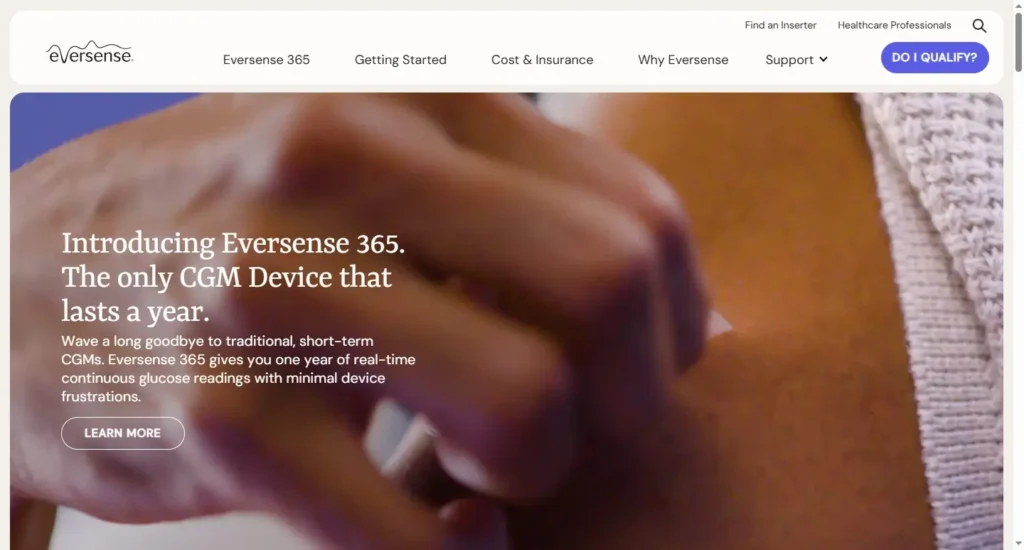Senseonics Website Image