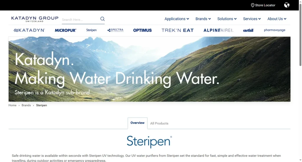 SteriPEN – UV Purification for Fast, Chemical-Free Water