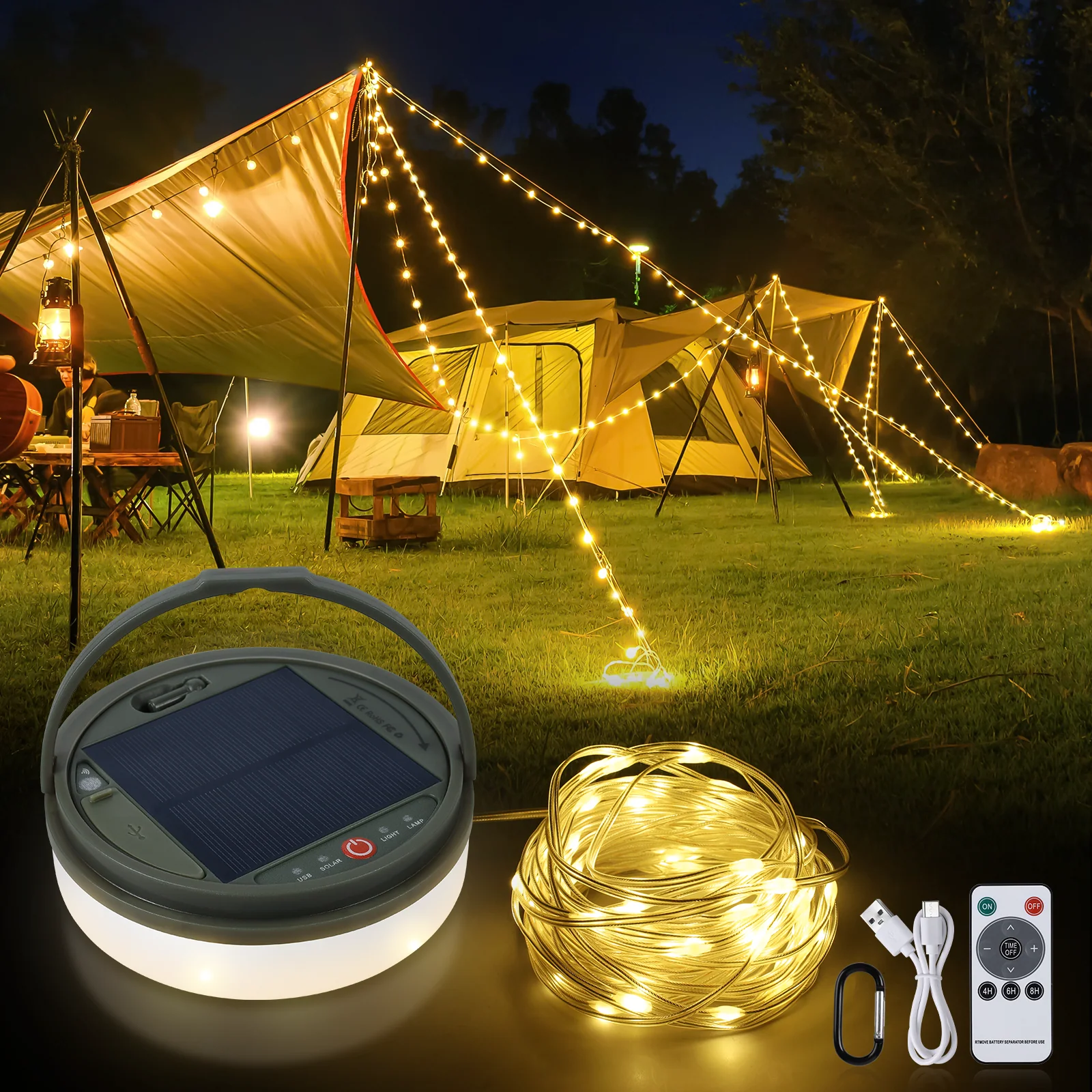 solar camping light